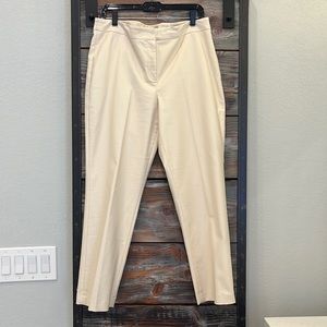 Nic + Zoe Women’s Pant, Size 12, Cream Color